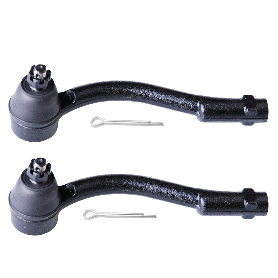 Front Inner Outer Tie Rod Ends For 06-11 Hyundai Accent Kia Rio