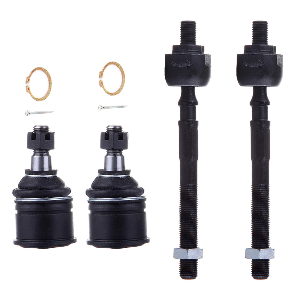 Front Inner Tie Rod Lower Ball Joints Kit For 1996-2000 Honda Civic