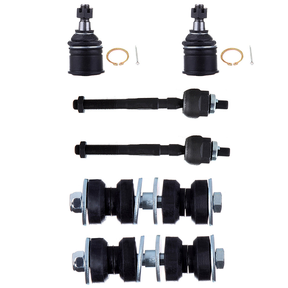 Front Lower Ball Joints Sway Bar Tie Rod End For 94-97 Acura Integra 92-95 Honda Civic