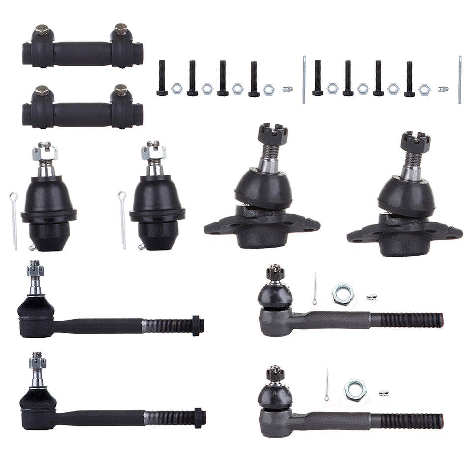 Front Tie Rod Ends Ball Joints For 99-00 Cadillac Escalade 93-94 Chevrolet Blazer