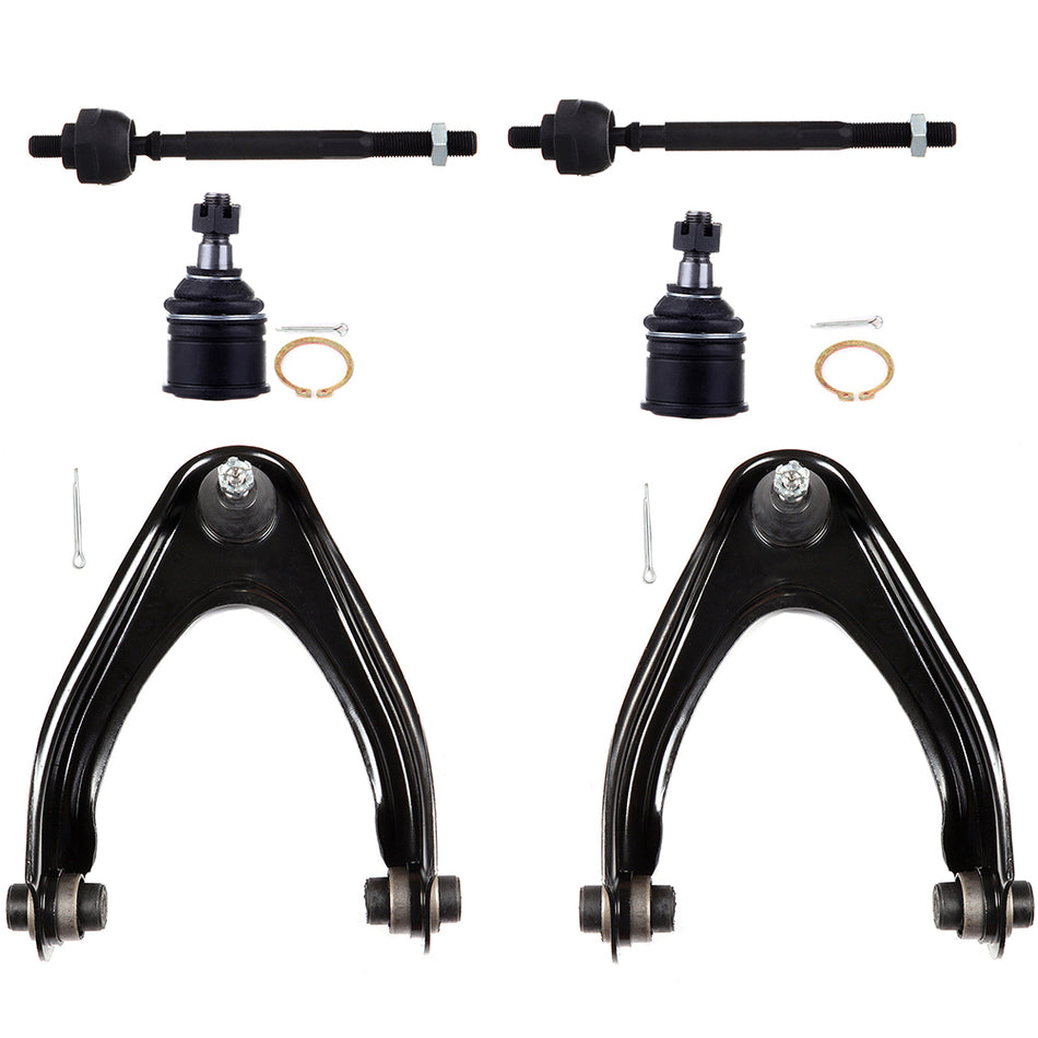 97-01 Honda CR-V Front Control Arms Tie Rod Ends Ball Joints
