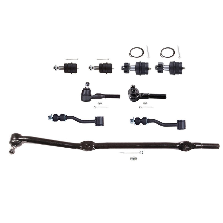Front Tie Rod Ends Ball Joints Set For 91-01 Jeep Cherokee 91-92 Laredo Comanche 9Pcs
