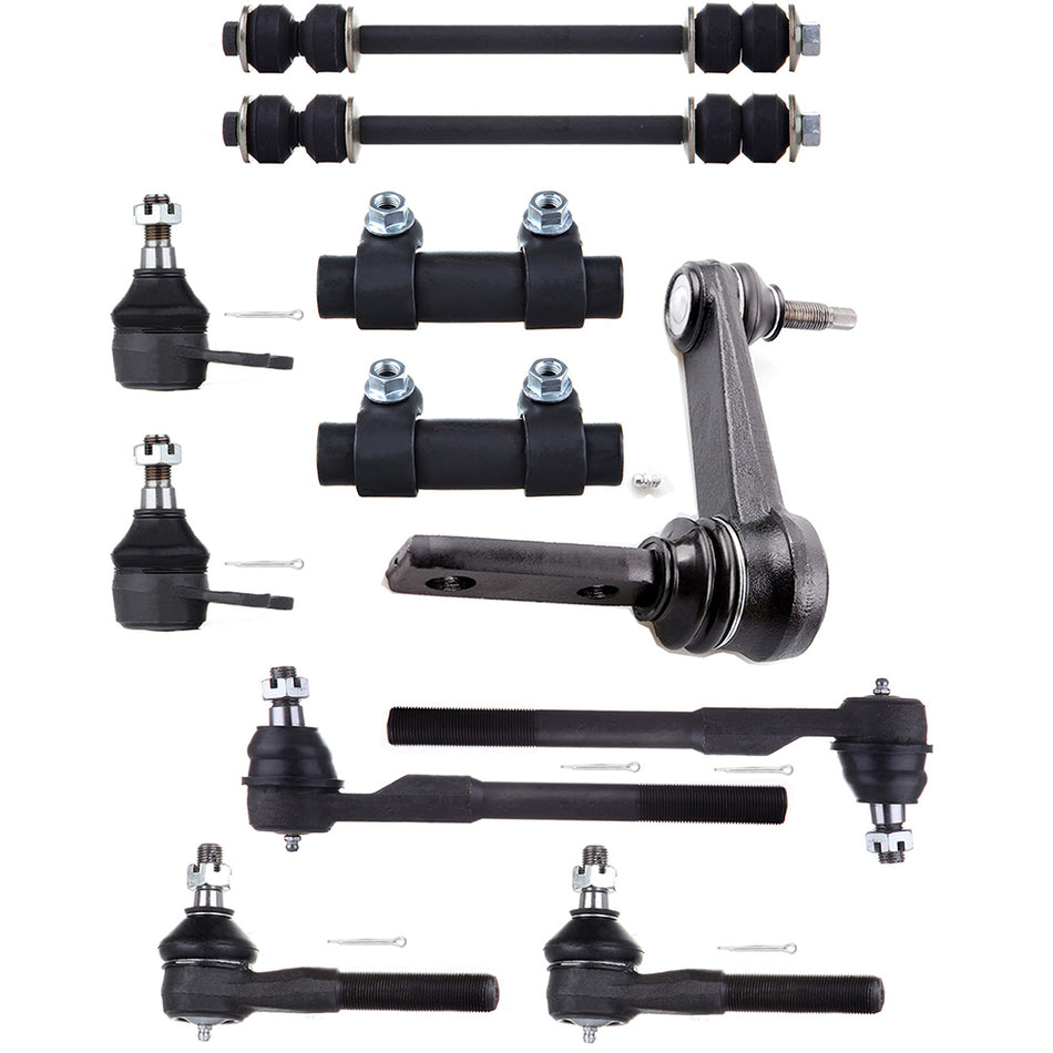 2000-2001 Dodge Ram 1500 Front Tie Rod Ends Ball Joints Sway Bars