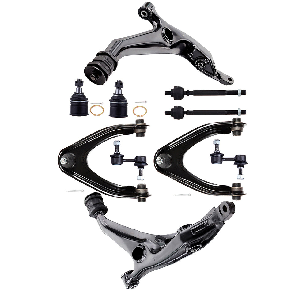 New 10pcs Front Control Arms Tie Rods Sway Bars Kit For Chevy Equinox Honda CR-V