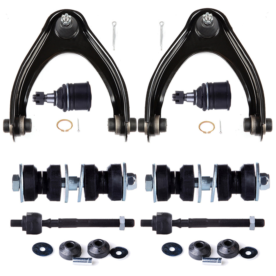 1996-2000 Honda Civic Front Control Arms Tie Rod End Ball Joints Assembly