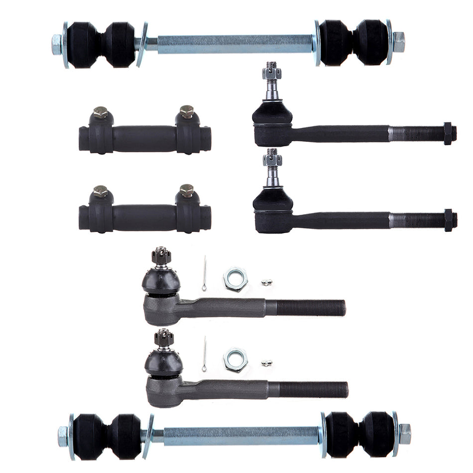 Suspension Rod End Stabilizer Bar Link Kit For 99-00 Cadillac Escalade 93-94 Chevrolet Blazer