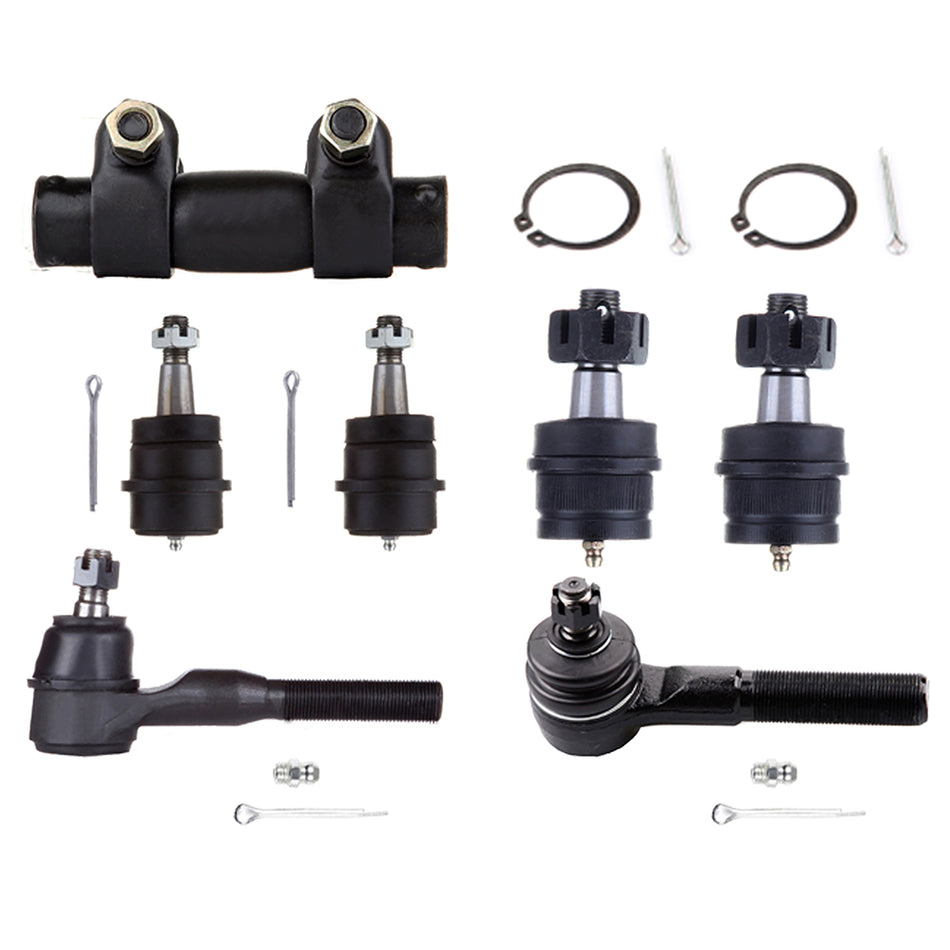 Front Ball Joints Tie Rod Links Adjusting Sleeves For 97-06 Jeep TJ Wrangler