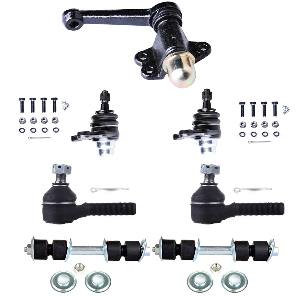 New Set 7 Front Ball Joint Sway Bar Link Tie Rod Kit For 84-88 Toyota Pickup RWD