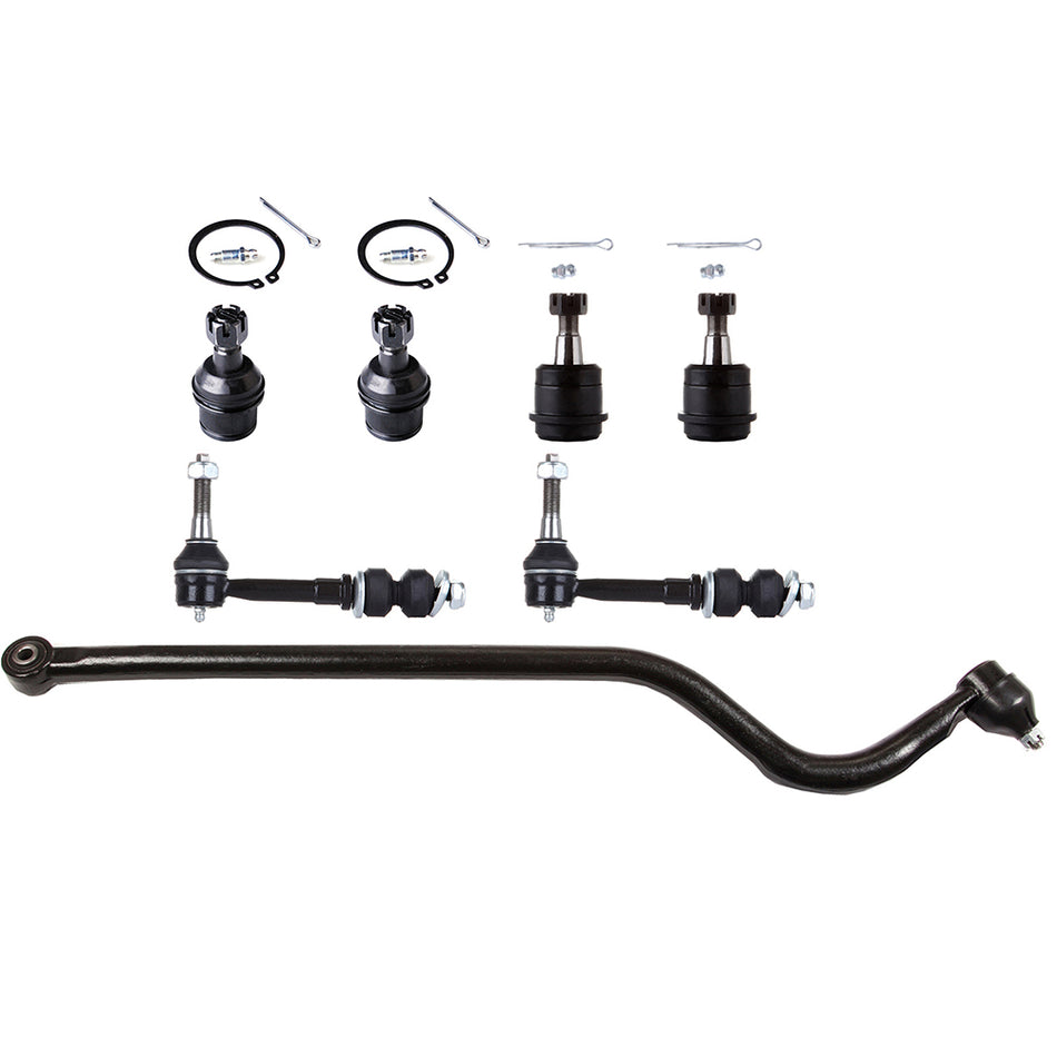 7pcs Front Tie Rod Ends Ball Joints Track Bar For Dodge Ram 2500 3500 2000-2002