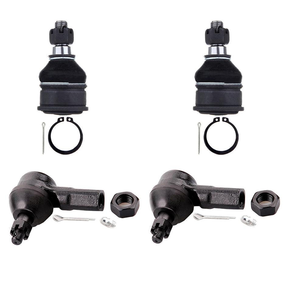 4pcs Suspension Tie Rod End Ball Joint Kit For 2002-04 Honda Civic ES3581 K90332