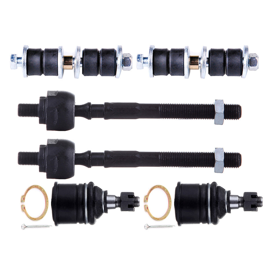 Front Lower Ball Joints Steering Sway Bar Tie Rod End For 1996-2000 Honda Civic