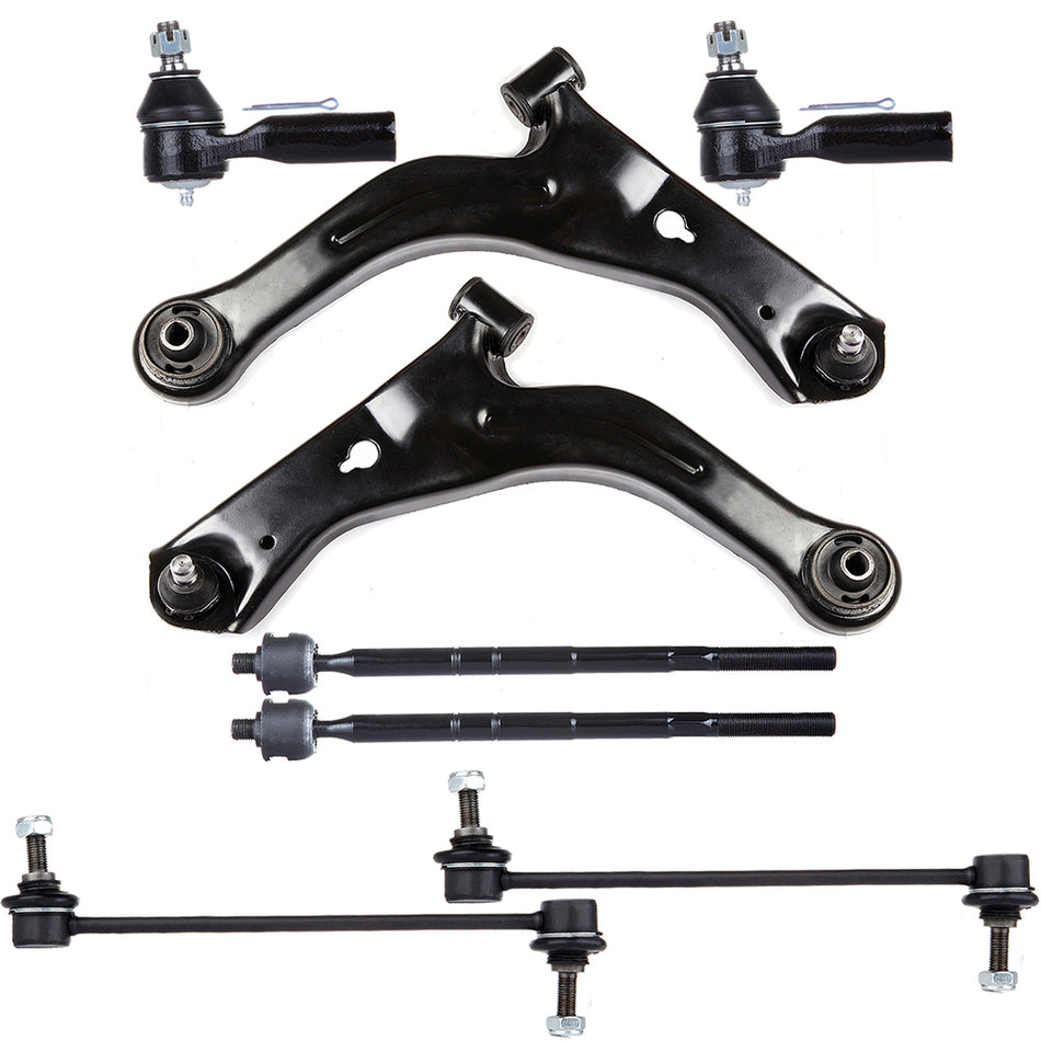 8pc Front Suspension Kit Control Arms Pcs for 2001 2002 03 04 Ford Escape