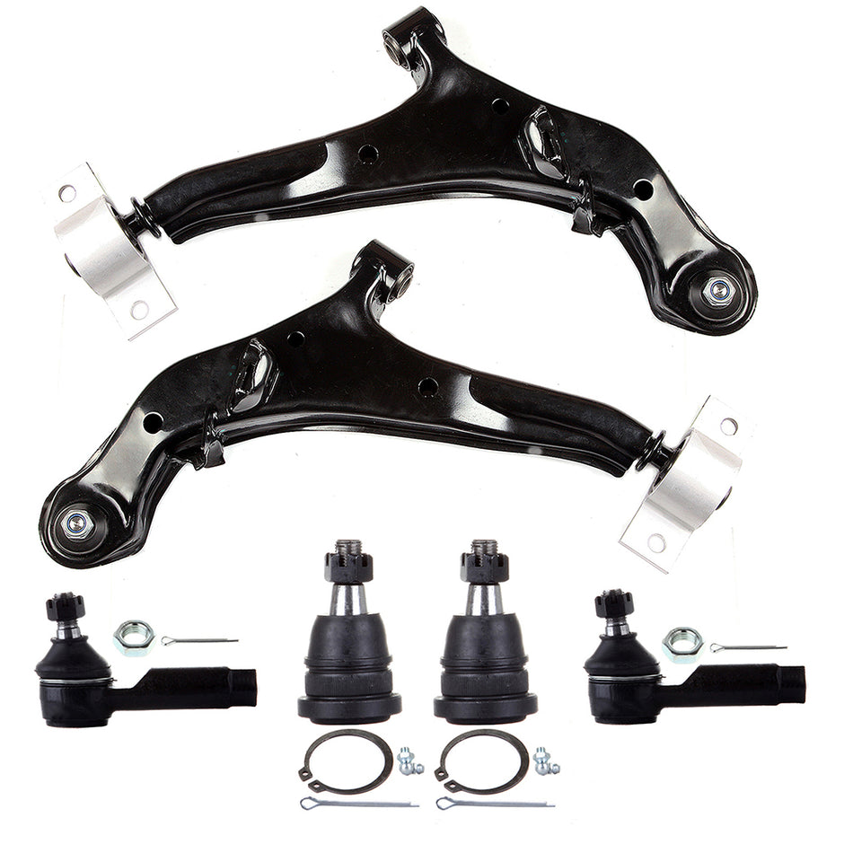 Ball Joints Control Arms Tie Rods For 00-01 INFINITI I30 02-04 INFINITI I35