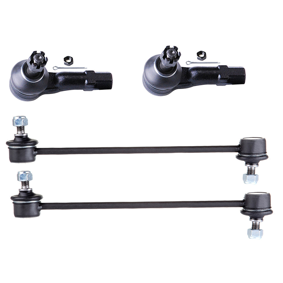 Rear Sway Bar Front Outer Tie Rods For 01-03 Mazda Protege 02-03 Protege5 4Pcs
