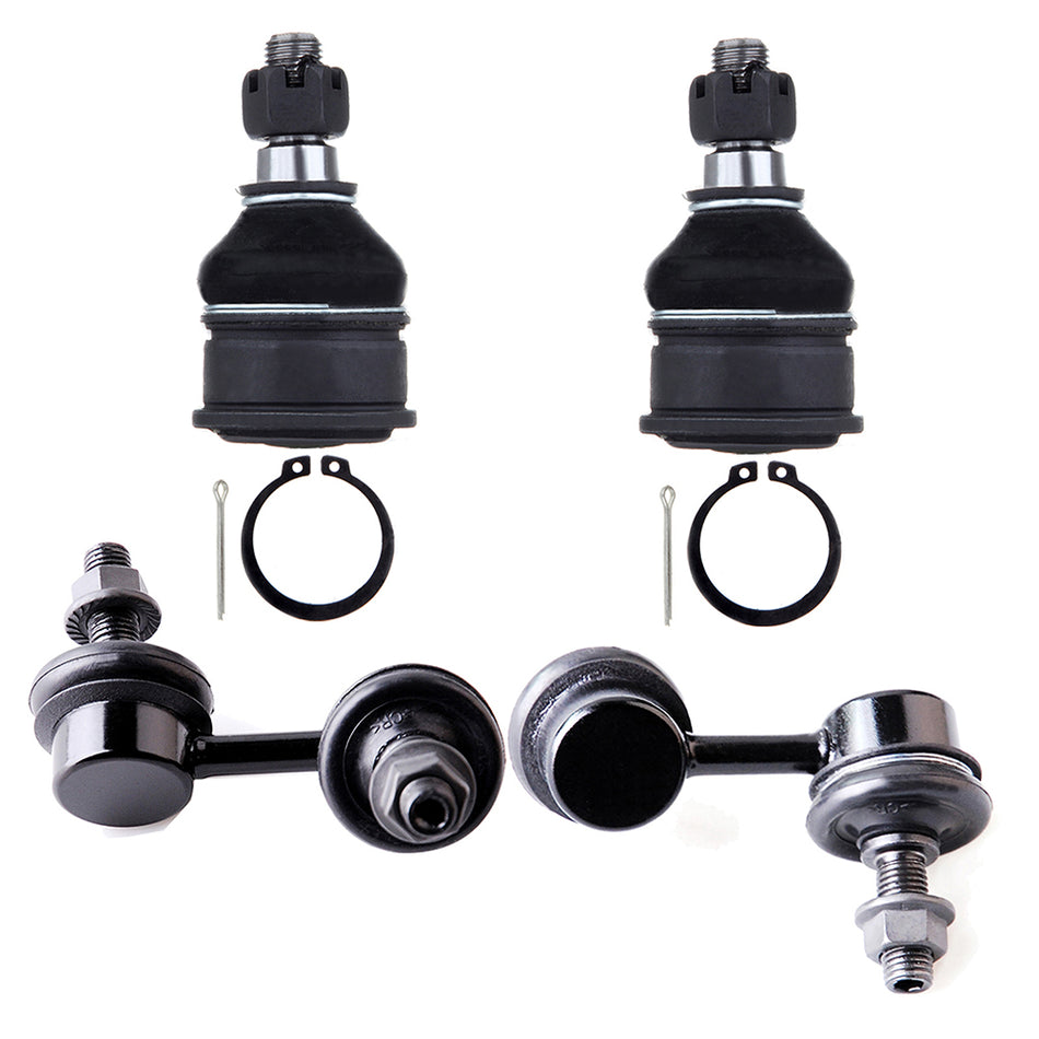 Front Lower Ball Joints Anti Sway Stabilizer Bar Linkage For 2001-05 Honda Civic