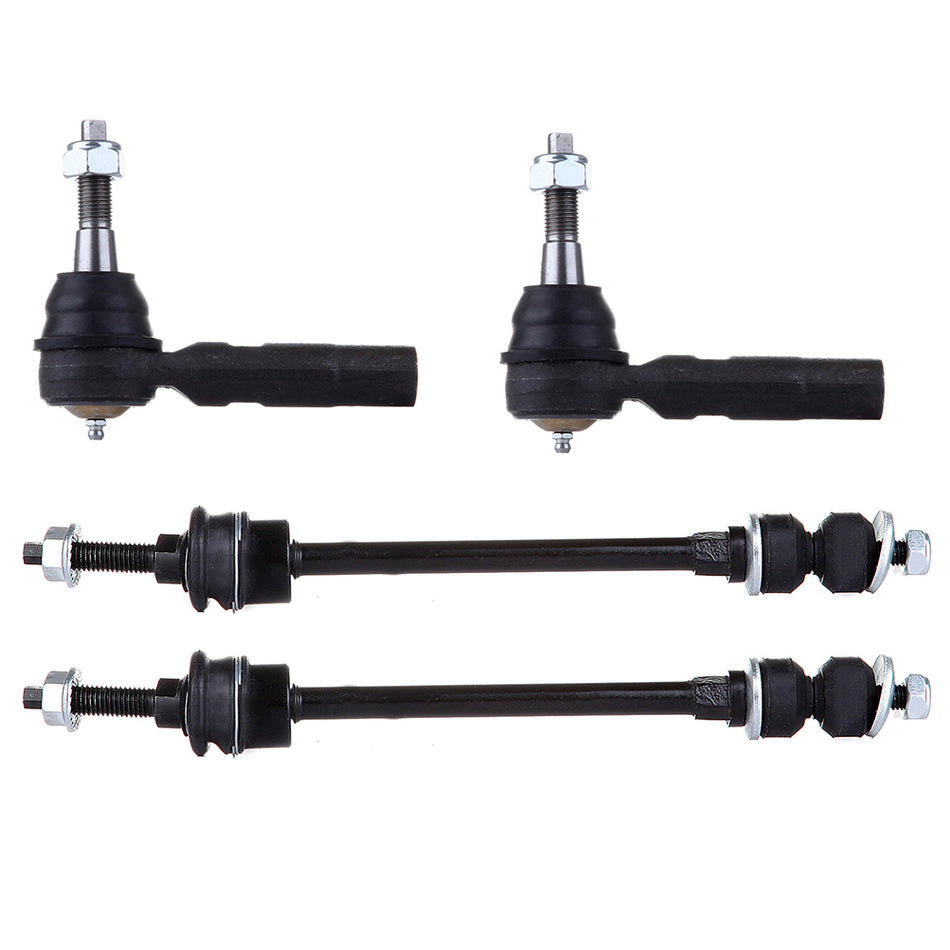 2002-2005 Dodge Ram 1500 Front Steering Sway Bar Outer Tie Rod End Suspension Kit