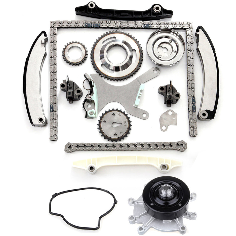 Timing Chain For 02-03 Dodge Ram 1500 Jeep Liberty 3.7L Water Pump Kit VIN K ( WP120-4350 ) Only for Auto