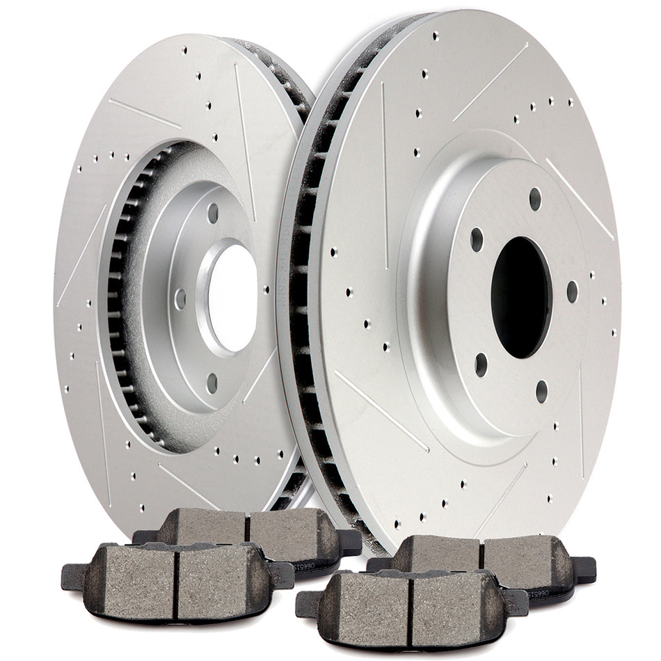 Ceramic Brake Pads And Rotors 05-08 INFINITI G35 11-12 Nissan Murano Front