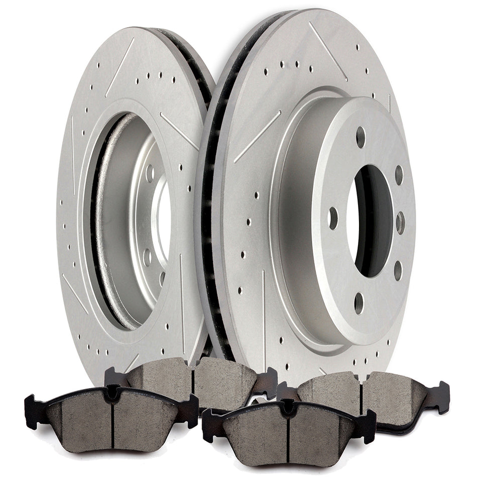 Ceramic Brake Pads And Rotors BMW 01-05 325i 99-00 328i Front
