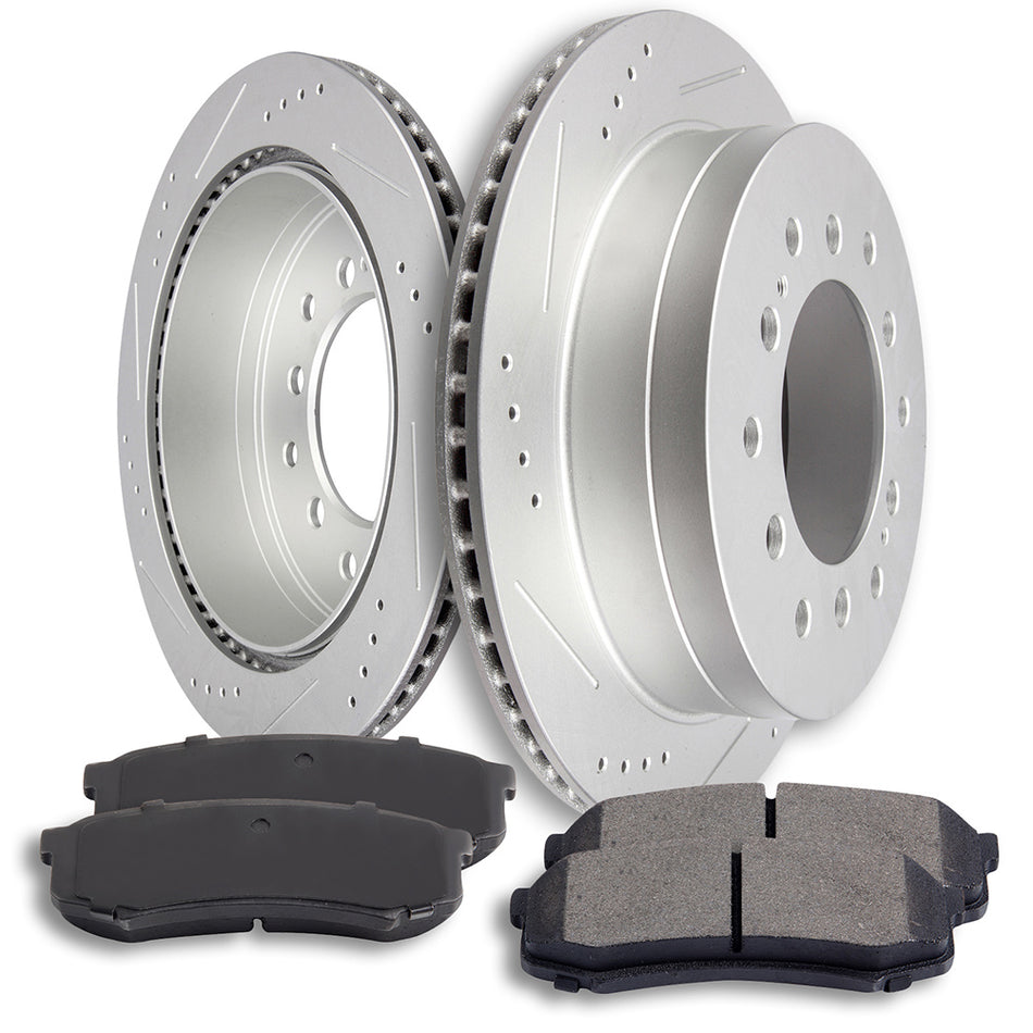 Brake Pads & Rotors For 03-09 Toyota 4Runner 01-07 Toyota Sequoia