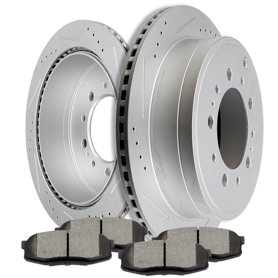 Brake Pads And Rotors For 08-20 Toyota Sequoia 07-20 Toyota Tundra