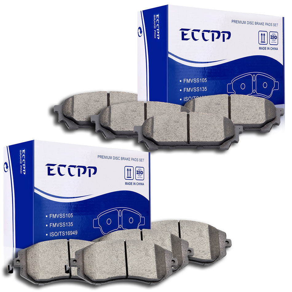 Ceramic Brake Pads Subaru 04-08 Forester 03-07 Impreza Front Rear