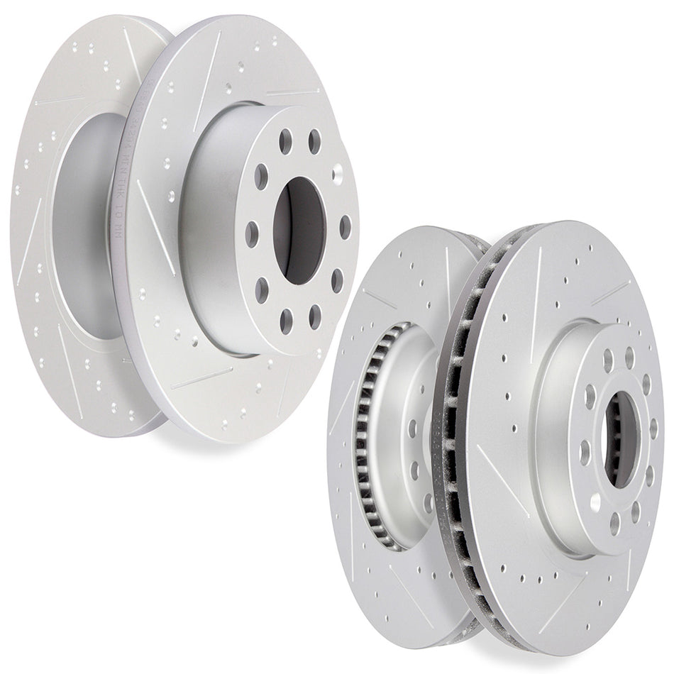 Brake Rotors for 13-19 Volkswagen Beetle 16-18 Volkswagen Jetta Front Rear