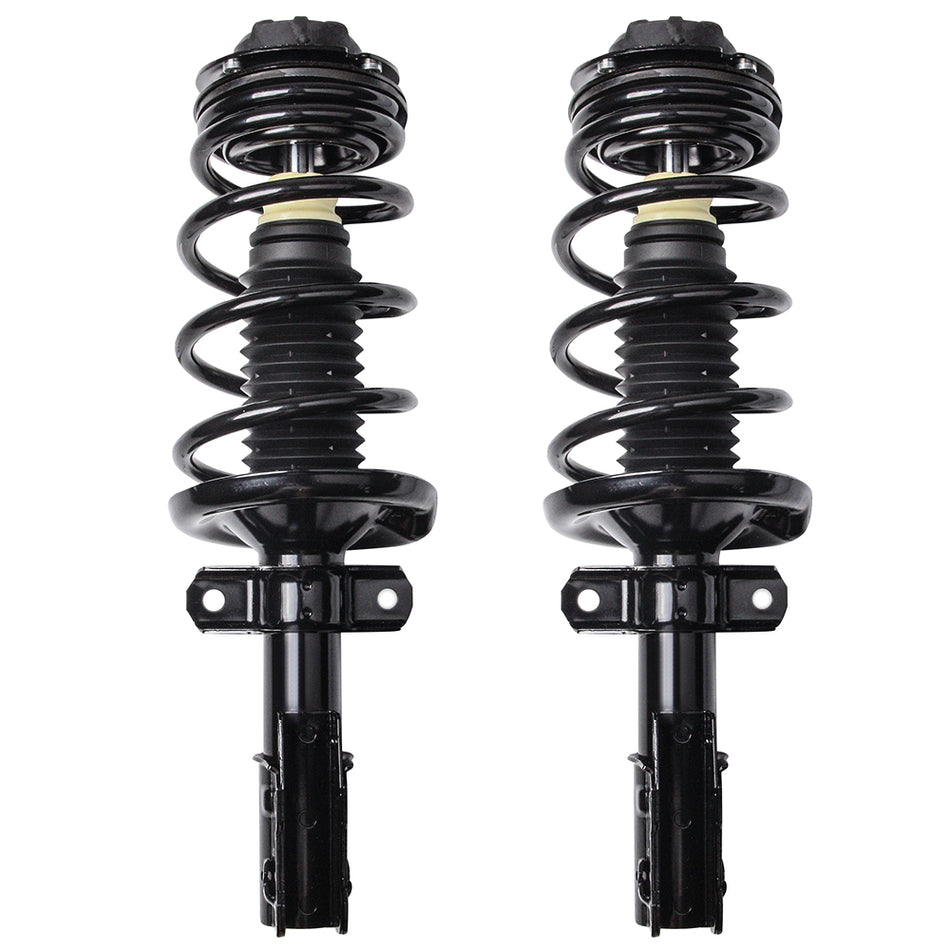 Front Pair For 2003-2007 Saturn Ion Complete Struts Shock Coil Spring Assembly Left Right