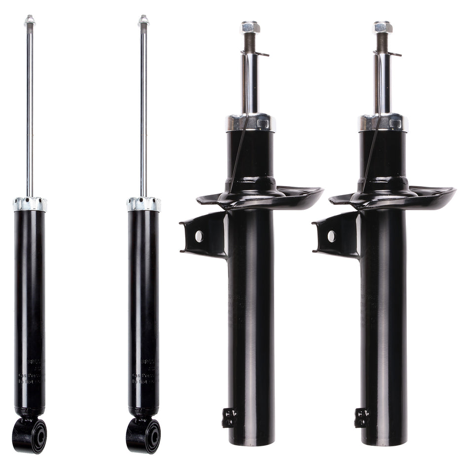 Front Rear Struts Shocks For 2010-2014 Volkswagen Golf 2006-2010 Volkswagen Passat Left Right