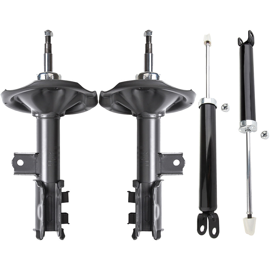 Front Rear Struts Shocks For 2007-2010 Hyundai Elantra FWD Suspension Absorbers Kit Left Right