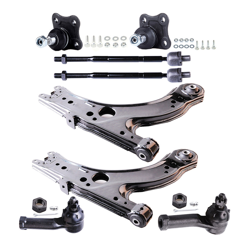 Control Arm Ball Joint Tie Rod For 99-10 Volkswagen Beetle 98-05 Volkswagen Golf