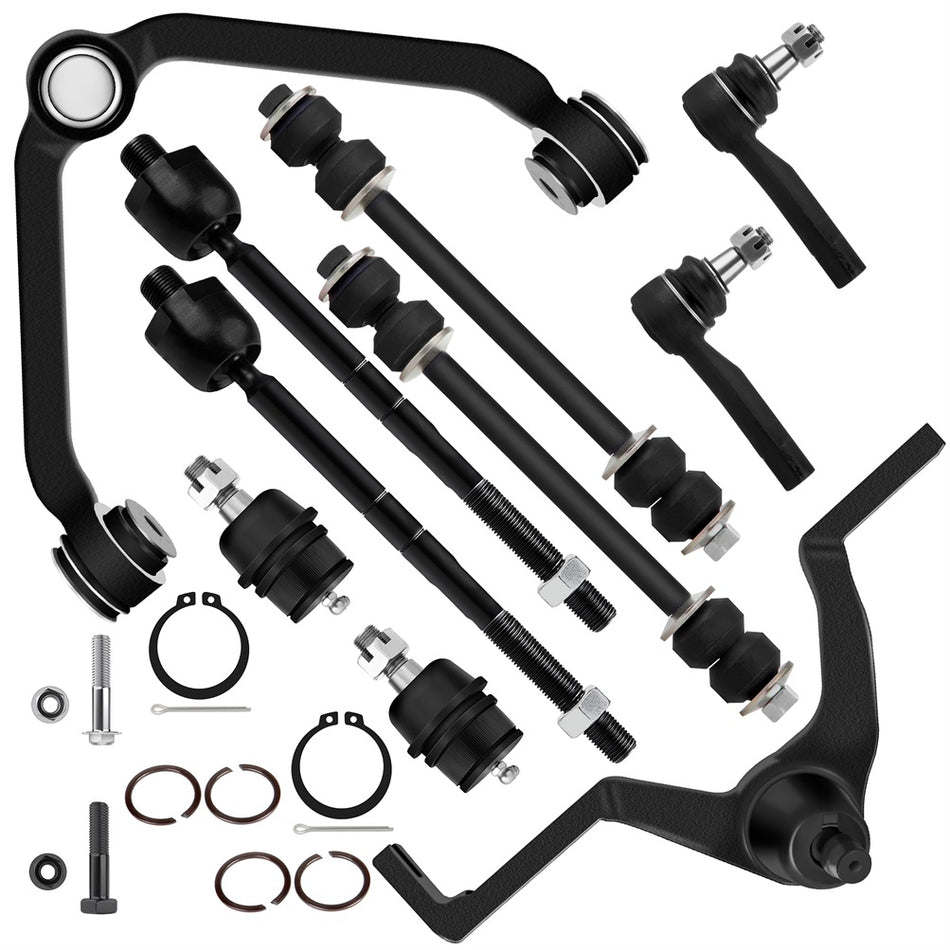 Front Control Arms Ball Joints Sway Bars Tie Rods For 95-01 Ford Explorer 98-01 Ford Ranger