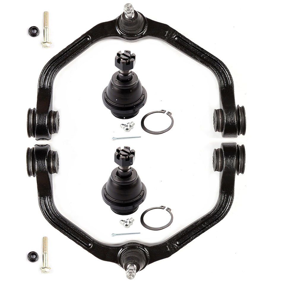Front Upper Control Arm & Ball Joint For 98-11 Ford Ranger 98-01 Mazda B2500 4Pcs