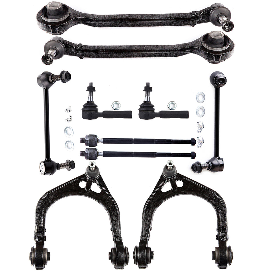 Front Lower Control Arm Ball Joint Tie Rod Ends Sway Bar 08-10 Dodge Challenger 06-10 Dodge Charger