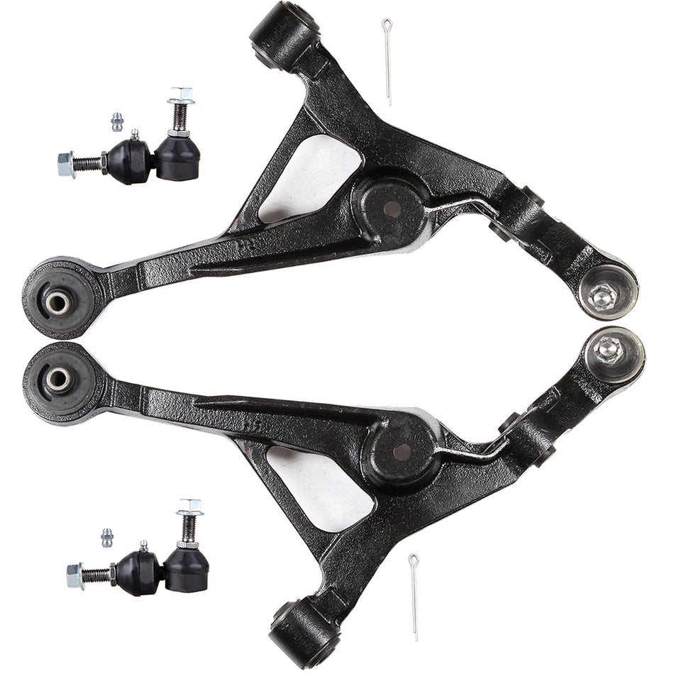 4Pc Front Lower Control Arms Ball Joints Sway Bars For 2000-06 Chrysler Sebring