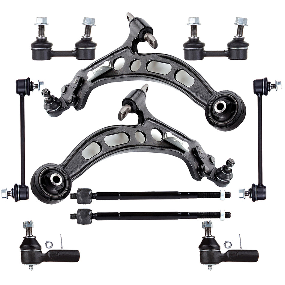 Control Arm Tie Rod Sway Bar Kit For 92-96 Toyota Camry 92-95 Lexus ES300 10Pcs