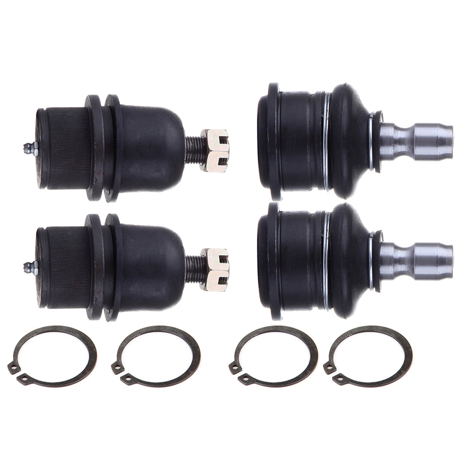 4pcs Upper and and and Lower Ball Joints Kit For 2002 2003 Chevrolet Trailblazer 2WD 4WD