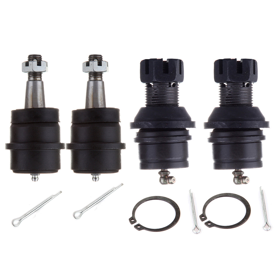 4Pc Front Lower Upper Ball Joints Assembly Set Fits Jeep Cherokee Wrangler