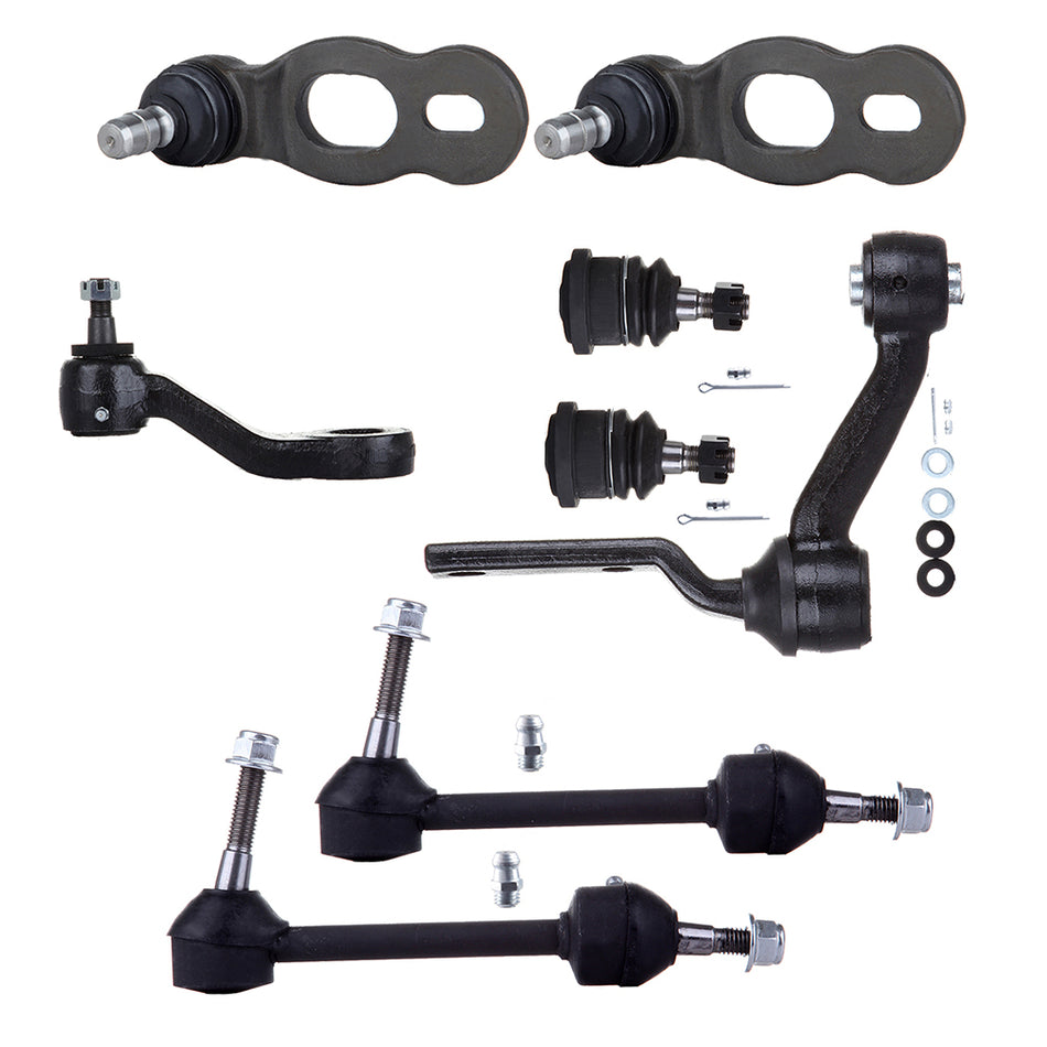 Front Ball Joints Sway Bars For 95-97 Ford Crown Victoria Lincoln Town Car