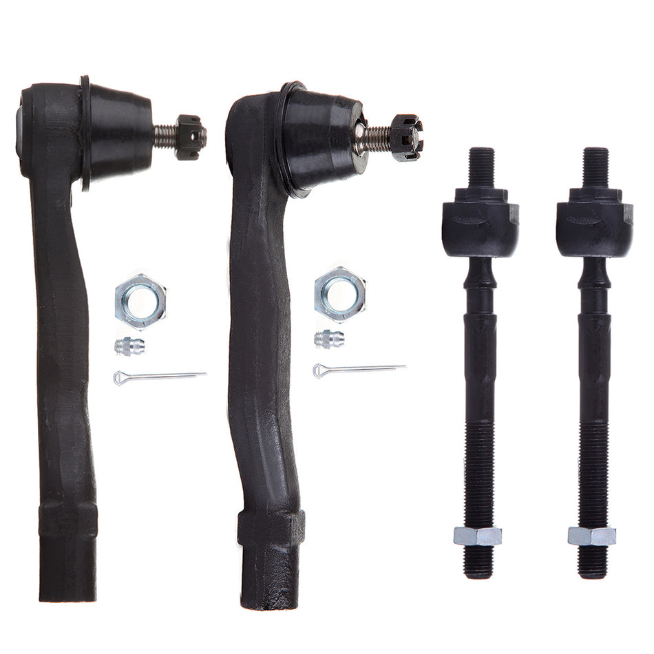 Front Inner Outer Rod Links Kit For 1996-2000 Honda Civic