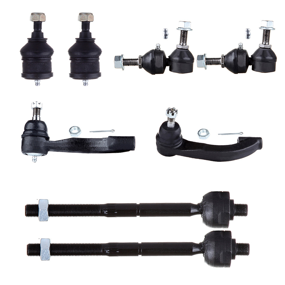 Front Tie Rod Ends Ball Joints Kit For 96-06 Chrysler Sebring 95-06 Dodge Stratus 8Pcs