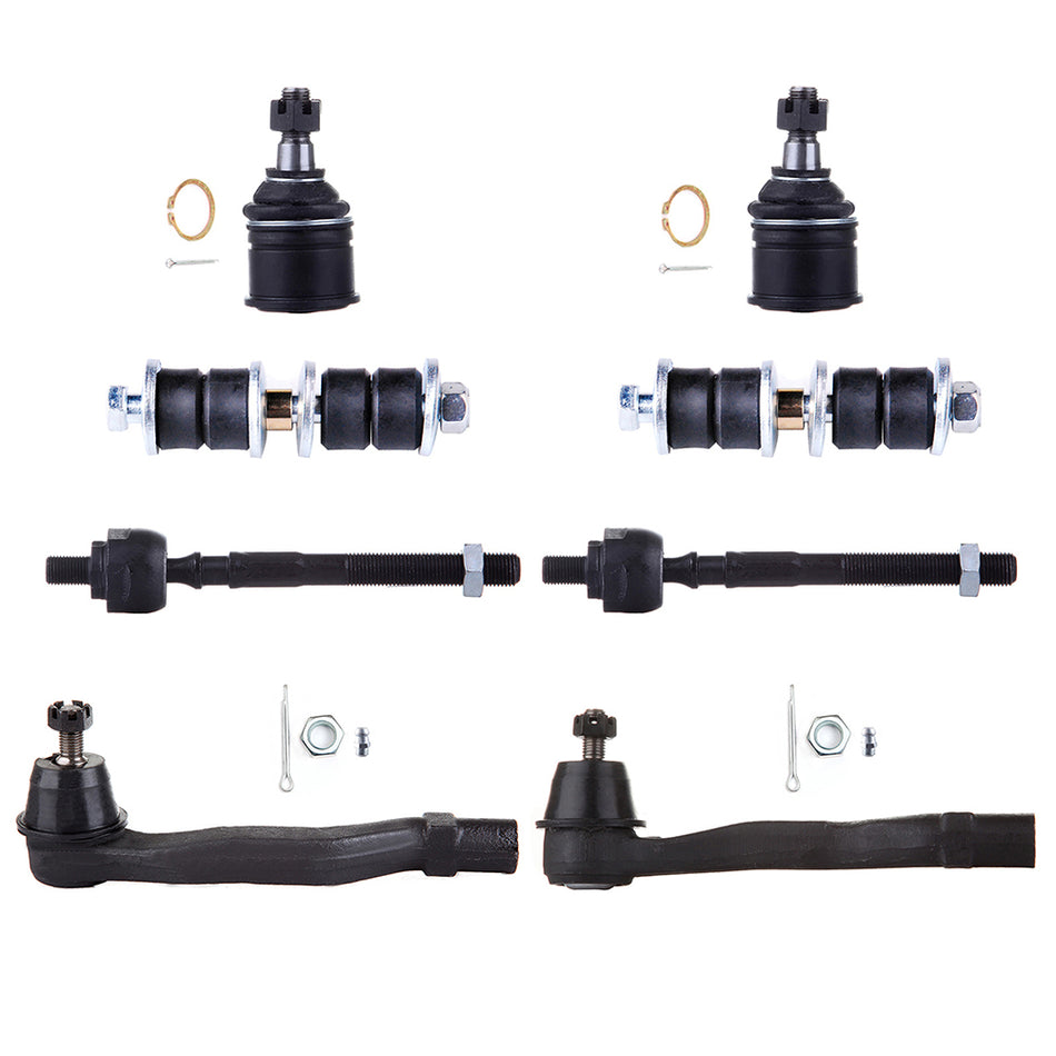 Front Lower Ball Joints Steering Rod End For 1996-2000 Honda Civic