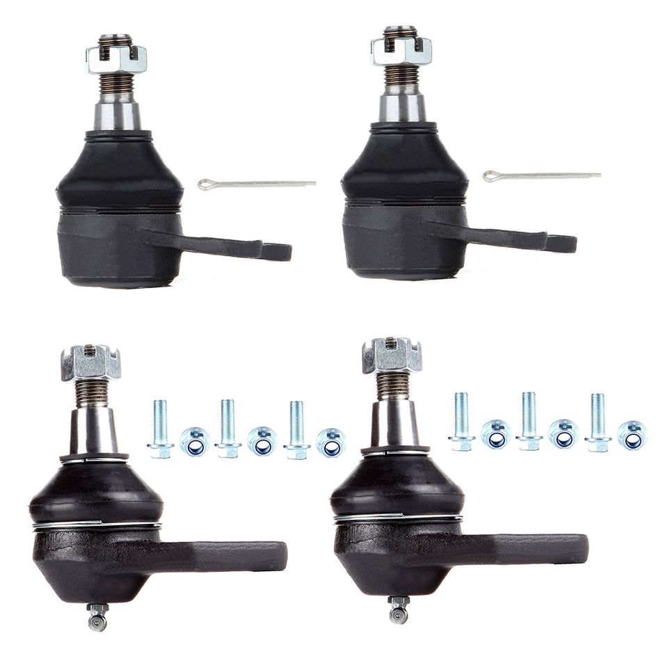Front 4Pcs Upper Lower Ball Joints Suspension Kit For 00-01 Dodge Ram 1500 2WD