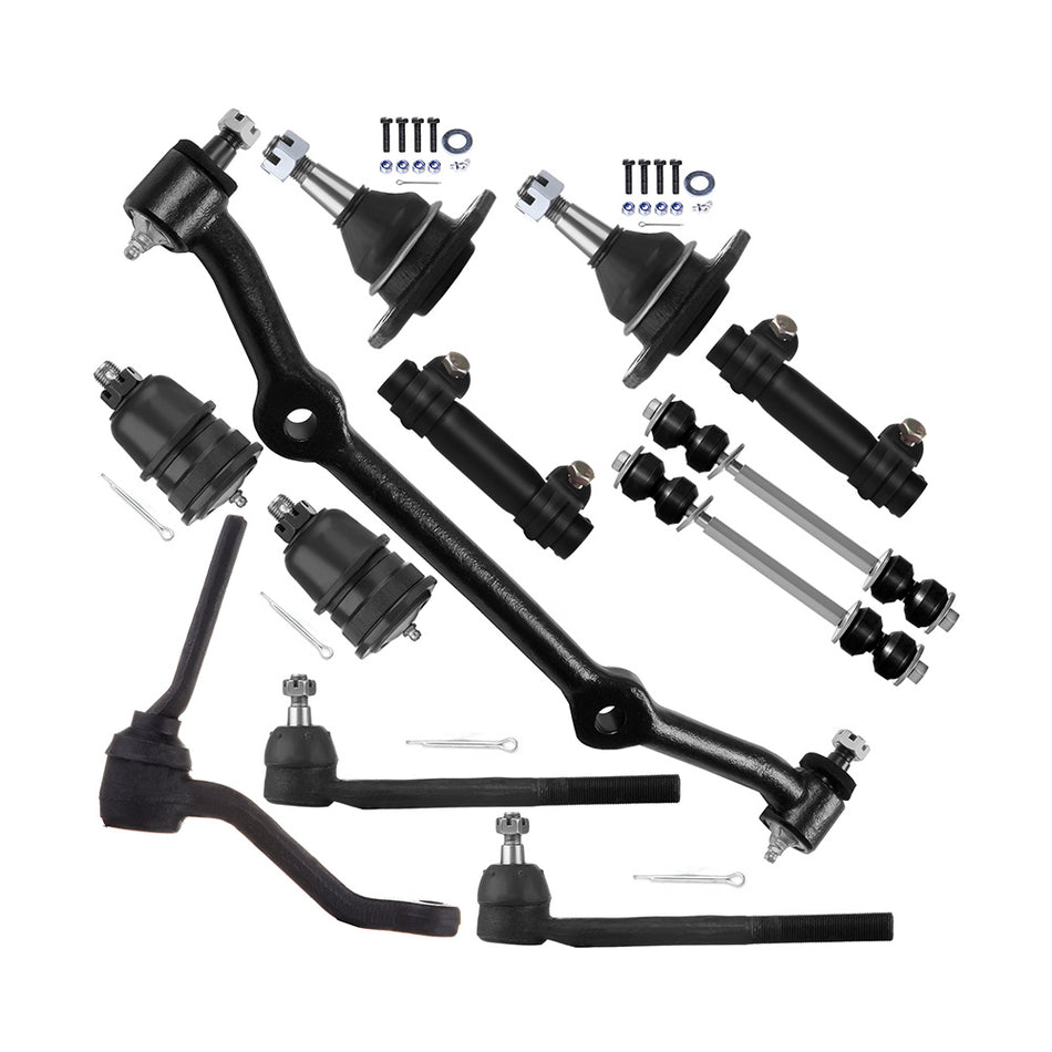 Front Ball Joints Tie Rods Sway Bars For 96-05 Chevrolet Blazer 96-01 GMC Jimmy