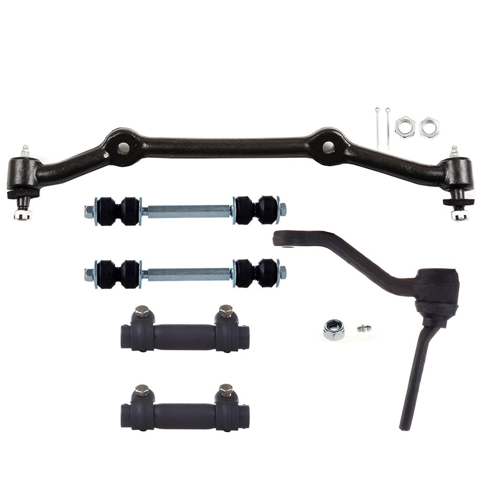 6pcs Center Link Sway Bar Idler Arm Suspension For 96-02 03 GMC Sonoma 2WD