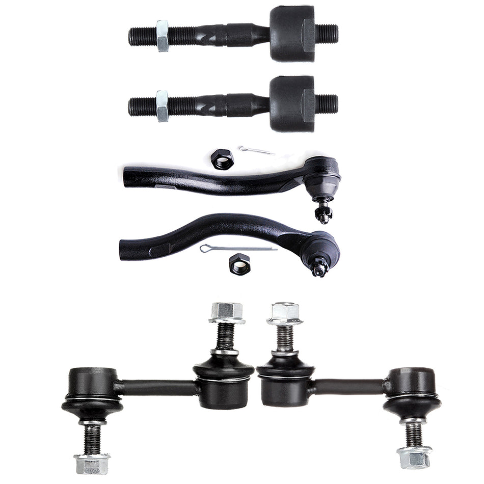 Front Steering Sway Bar Tie Rod End Suspension Kit For 2003-2007 Honda Accord