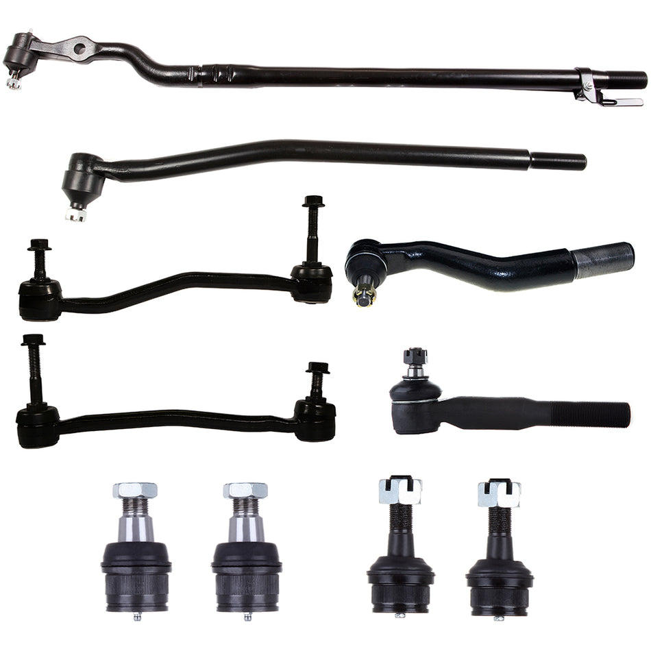 Front Tie Rods Ball Joint Sway Bar For 00-05 Ford Excursion 00-04 Ford F-250 Super Duty
