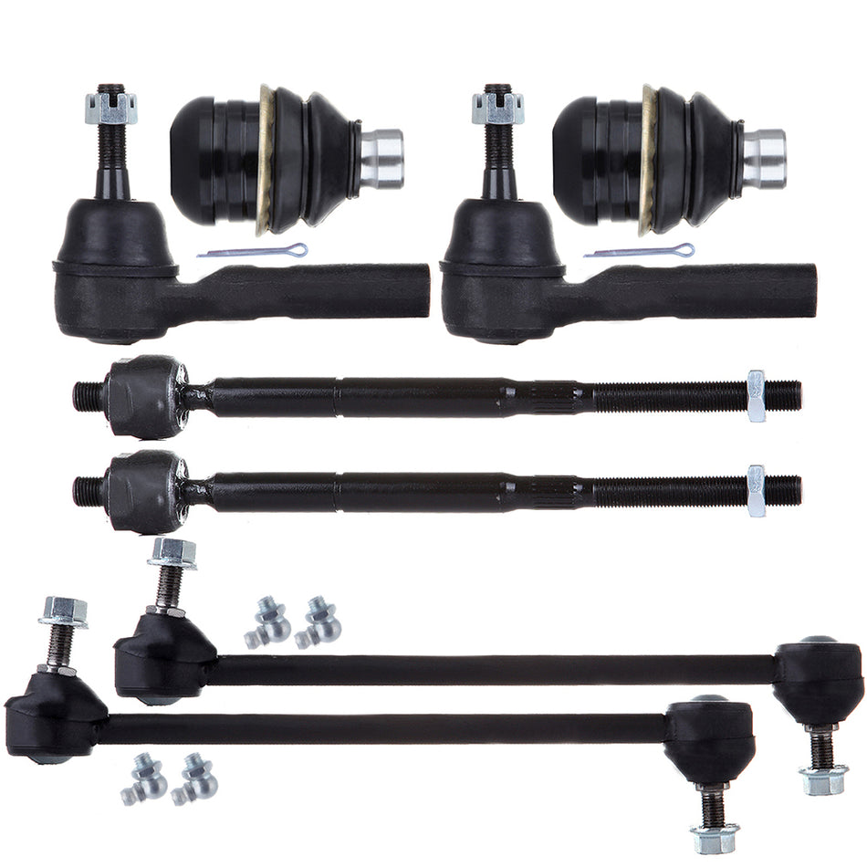 Tie Rod End Ball Joint Sway Bar For 09-12 Dodge Caliber 07-17 Jeep Compass