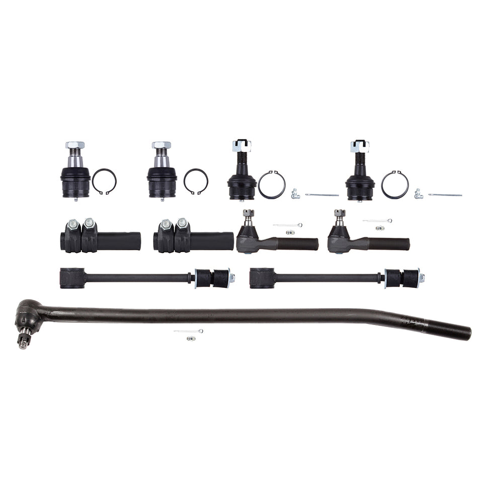 11pcs Front Tie Rod Ends Ball Joints Center Link For Ford F-350 1992-1997