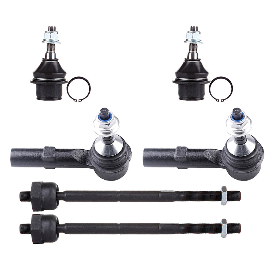 Front Lower Ball Joint Tie Rod For 03-06 Ford Expedition Lincoln Navigator 6 Pcs Strut Suspension Kits